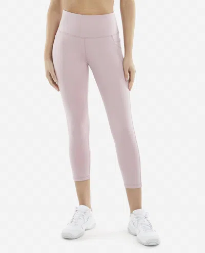 Danskin Curvy Cropped Leggings In Dreamy Lilac In Multi