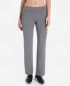 Danskin Essentials Drawcord Pants In Charcoal Grey Heather In Grey