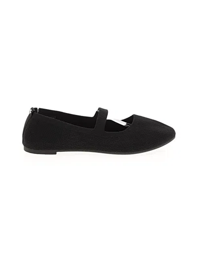 Pre-owned Danskin Flats In Black
