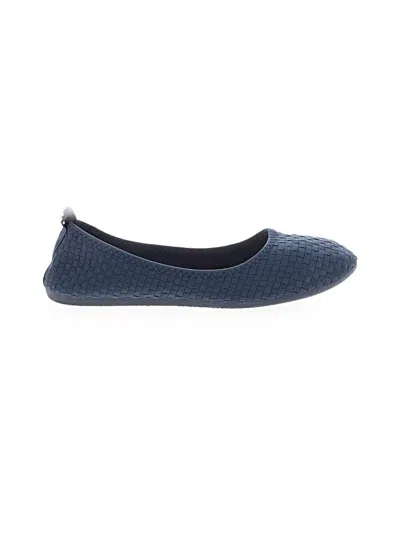 Pre-owned Danskin Flats In Blue