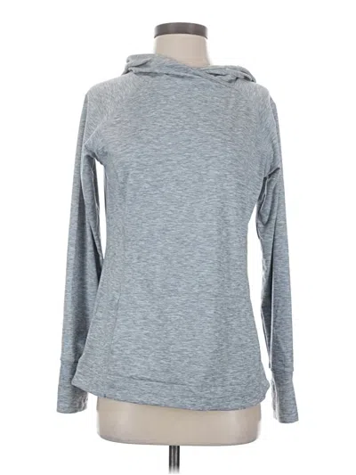 Pre-owned Danskin Fleece Jacket In Gray