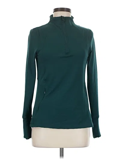 Pre-owned Danskin Fleece Jacket In Teal