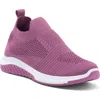 Danskin Flex Knit Sneaker In Purple