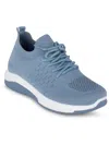 Danskin Free Womens Mesh Lace Up Running & Training Shoes In Blue