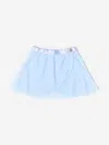 Danskin Girls Pirouette Sheer Skirt In Blue