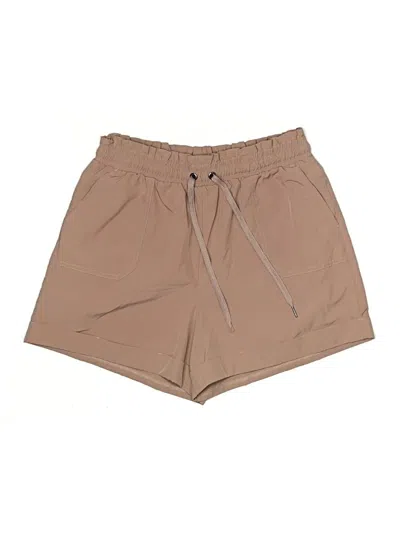 Pre-owned Danskin Khaki Shorts In Tan