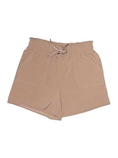 Pre-owned Danskin Khaki Shorts In Tan