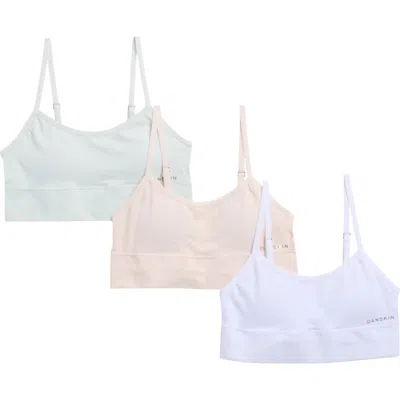 Danskin Kids' Assorted 3-pack Bralettes In Multi