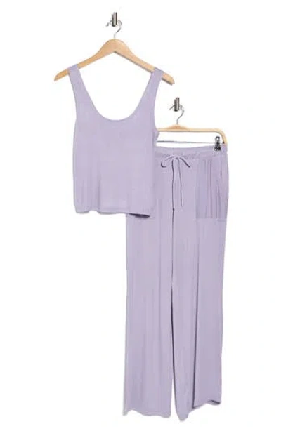 Danskin Knit Pajamas In Purple