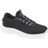 Danskin Women's Stamina Slip On Sneakers In Black/white