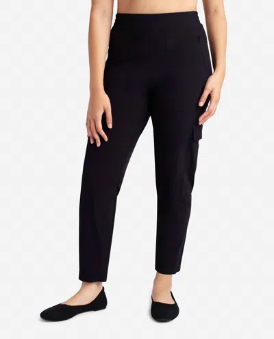 Danskin Lined Cargo Pants In Black