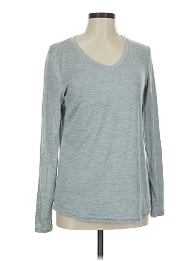 Pre-owned Danskin Long Sleeve T-shirt In Gray