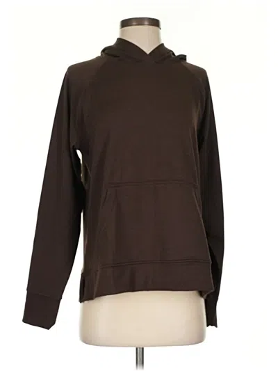 Pre-owned Danskin Long Sleeve Top Brown Cowl Neck Tops