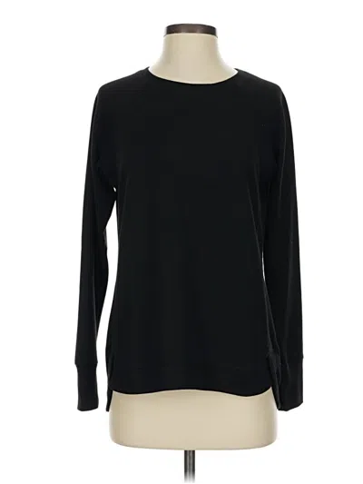 Pre-owned Danskin Long Sleeve T-shirt In Black