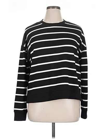 Pre-owned Danskin Long Sleeve T-shirt In Black