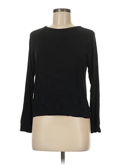 Pre-owned Danskin Long Sleeve T-shirt In Black