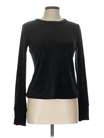 Pre-owned Danskin Long Sleeve T-shirt In Black