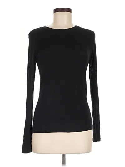 Pre-owned Danskin Long Sleeve T-shirt In Black