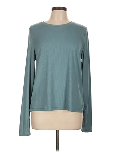 Pre-owned Danskin Long Sleeve T-shirt In Blue