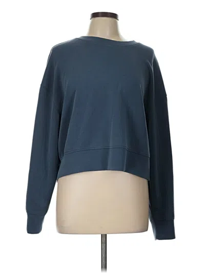 Pre-owned Danskin Long Sleeve T-shirt In Blue