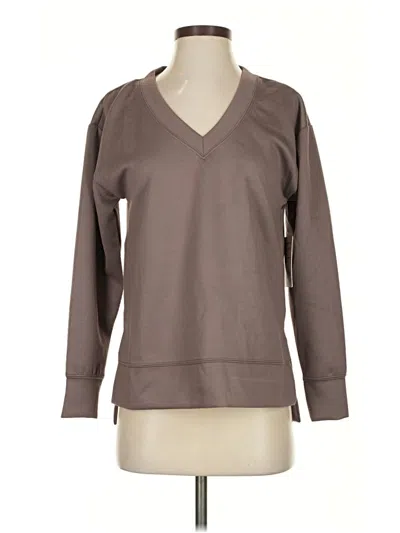 Danskin Long Sleeve T-shirt In Brown