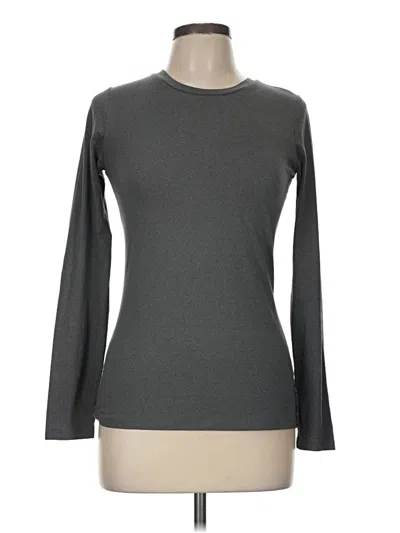 Pre-owned Danskin Long Sleeve T-shirt In Gray