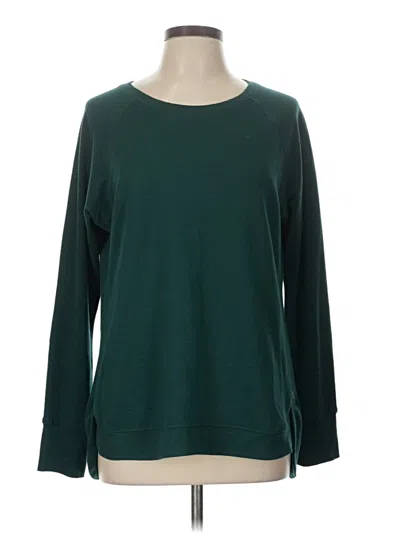 Pre-owned Danskin Long Sleeve T-shirt In Green