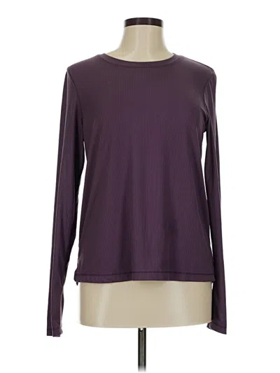 Pre-owned Danskin Long Sleeve T-shirt In Purple