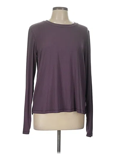 Pre-owned Danskin Long Sleeve T-shirt In Purple