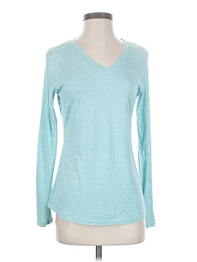 Pre-owned Danskin Long Sleeve T-shirt In Teal