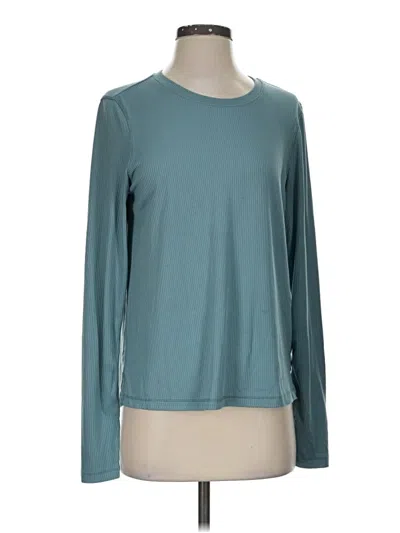 Pre-owned Danskin Long Sleeve T-shirt In Teal