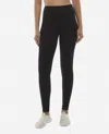 Danskin Mid-rise Ankle Legging In Black Salt In Multi