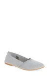 Danskin Notched Knit Flat In Grey