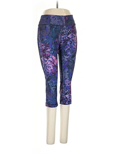 Pre-owned Danskin Now Active Pants In Purple