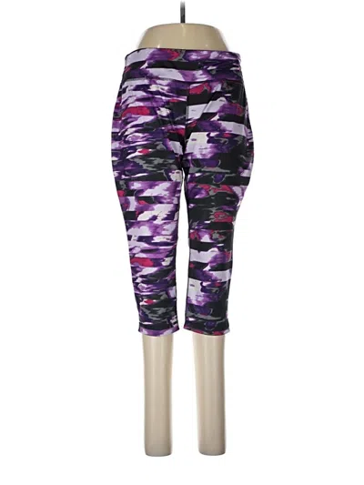 Pre-owned Danskin Now Active Pants In Purple