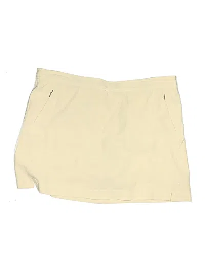 Pre-owned Danskin Now Active Skort In White