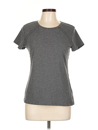 Pre-owned Danskin Now Active T-shirt In Gray