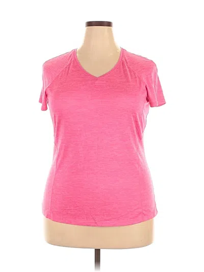 Pre-owned Danskin Now Active T-shirt In Pink