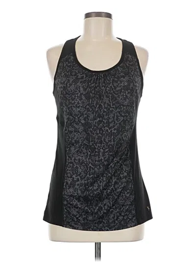 Pre-owned Danskin Now Active Tank Top In Black