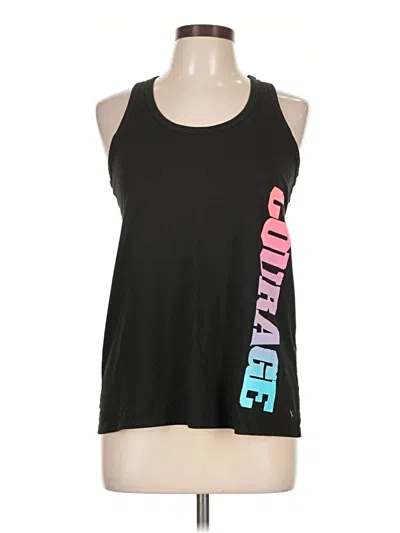 Pre-owned Danskin Now Active Tank Top In Black
