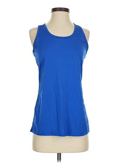 Pre-owned Danskin Now Active Tank Top In Blue