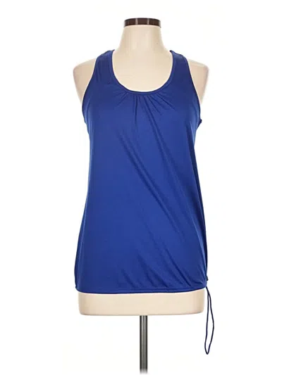 Pre-owned Danskin Now Active Tank Top In Blue