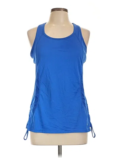 Pre-owned Danskin Now Active Tank Top In Blue