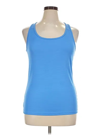 Pre-owned Danskin Now Active Tank Top In Blue