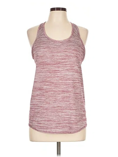 Pre-owned Danskin Now Active Tank Top In Burgundy