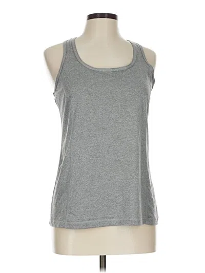 Pre-owned Danskin Now Active Tank Top In Gray