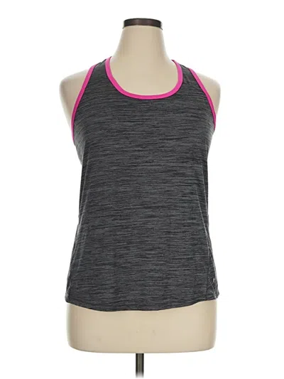Pre-owned Danskin Now Active Tank Top In Gray