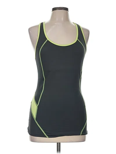 Pre-owned Danskin Now Active Tank Top In Green