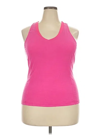 Pre-owned Danskin Now Active Tank Top In Pink
