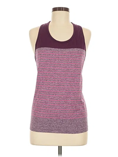 Pre-owned Danskin Now Active Tank Top In Purple